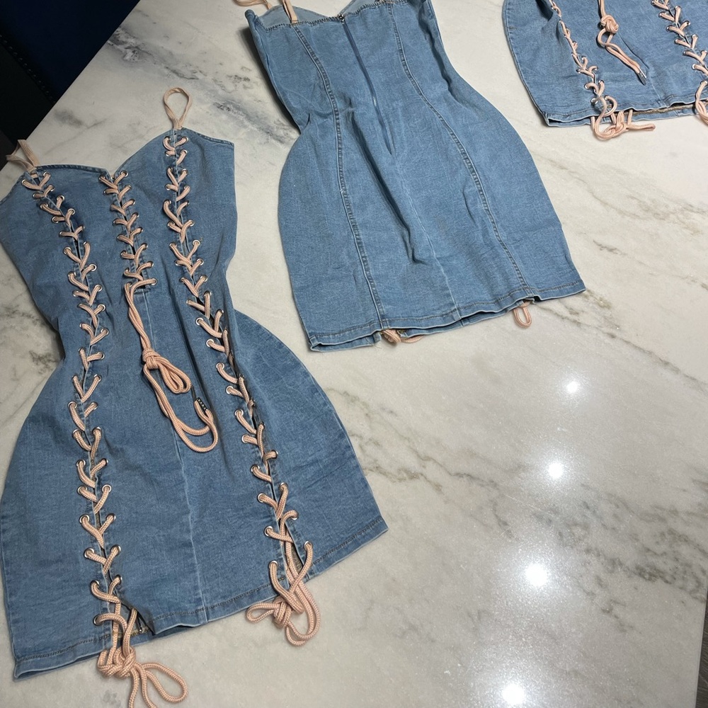 Denim dress
